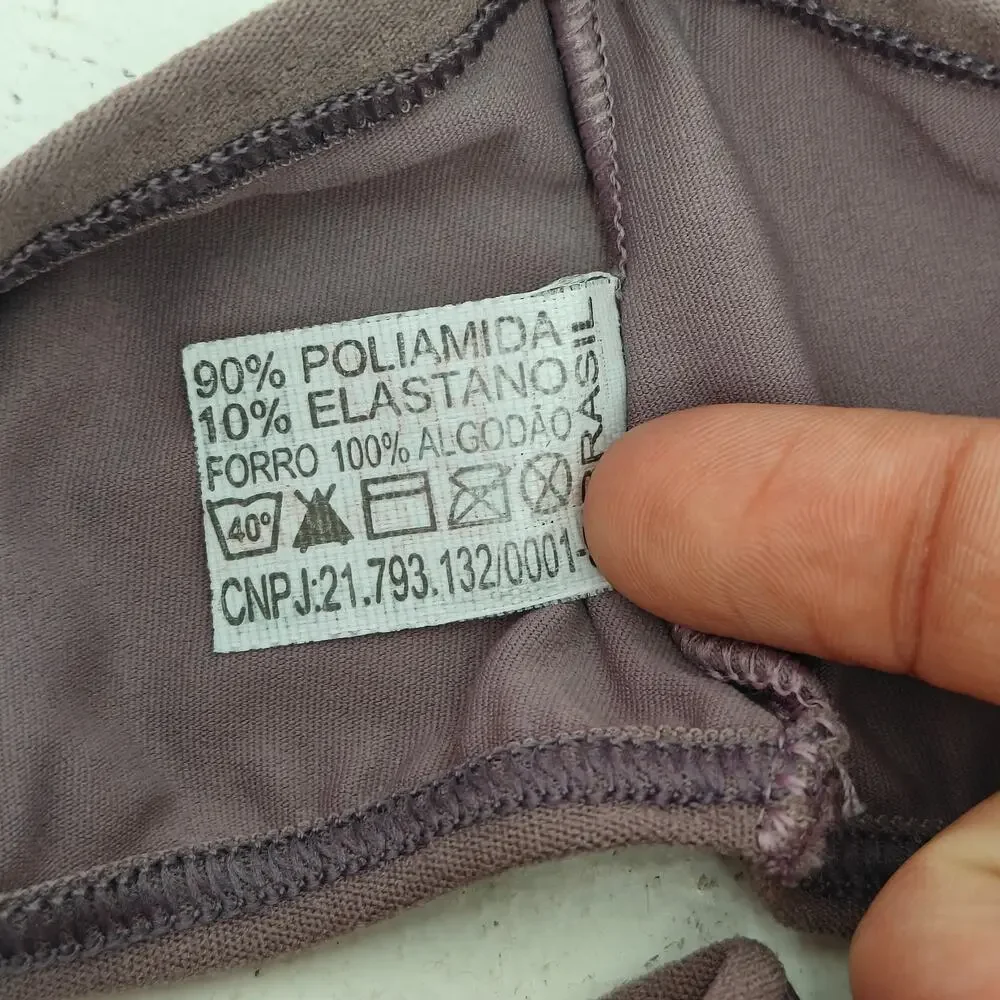 Ki' Linda Smokey Mauve Tanga Panty Womens Large Smooth FeelQ26